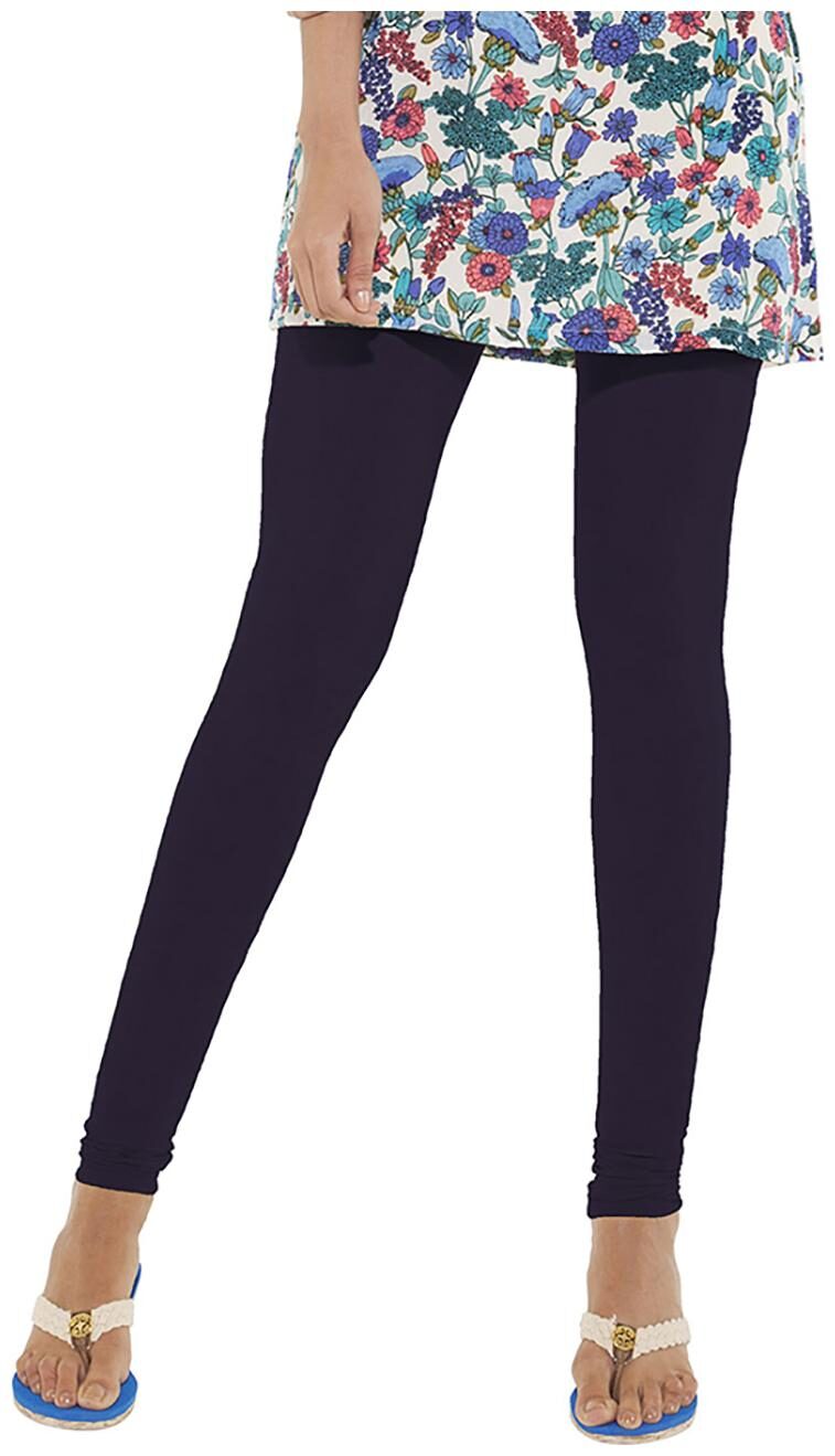

GO COLORS Cotton Blend Churidar - Blue