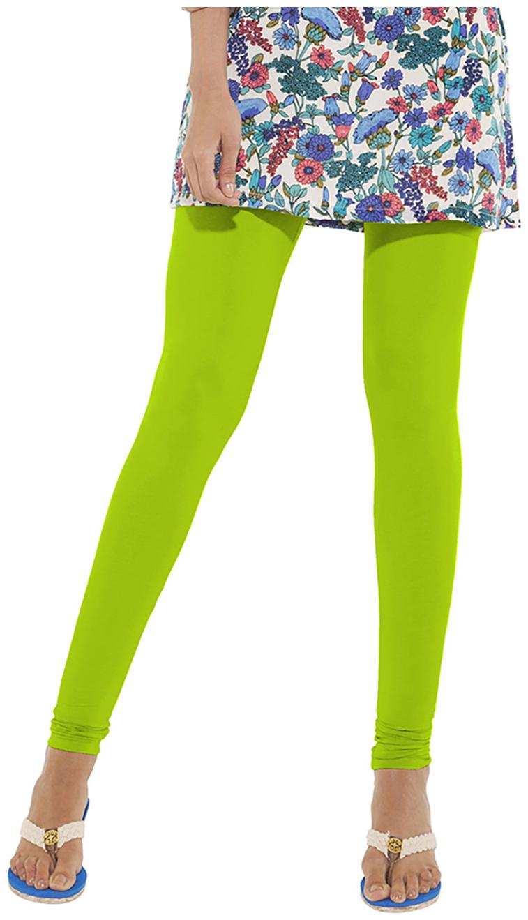 

GO COLORS Cotton Blend Churidar - Green