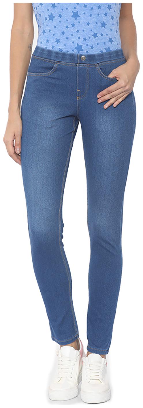 

GO COLORS Women Blue Straight fit Jeans