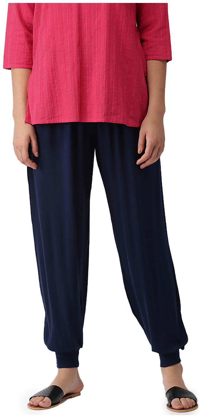 

GO COLORS Blended Harem Pants - Blue