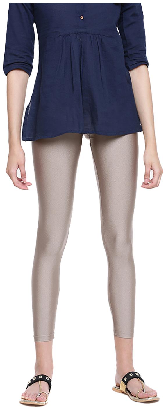 

GO COLORS Nylon Solid Copper Tights For Women