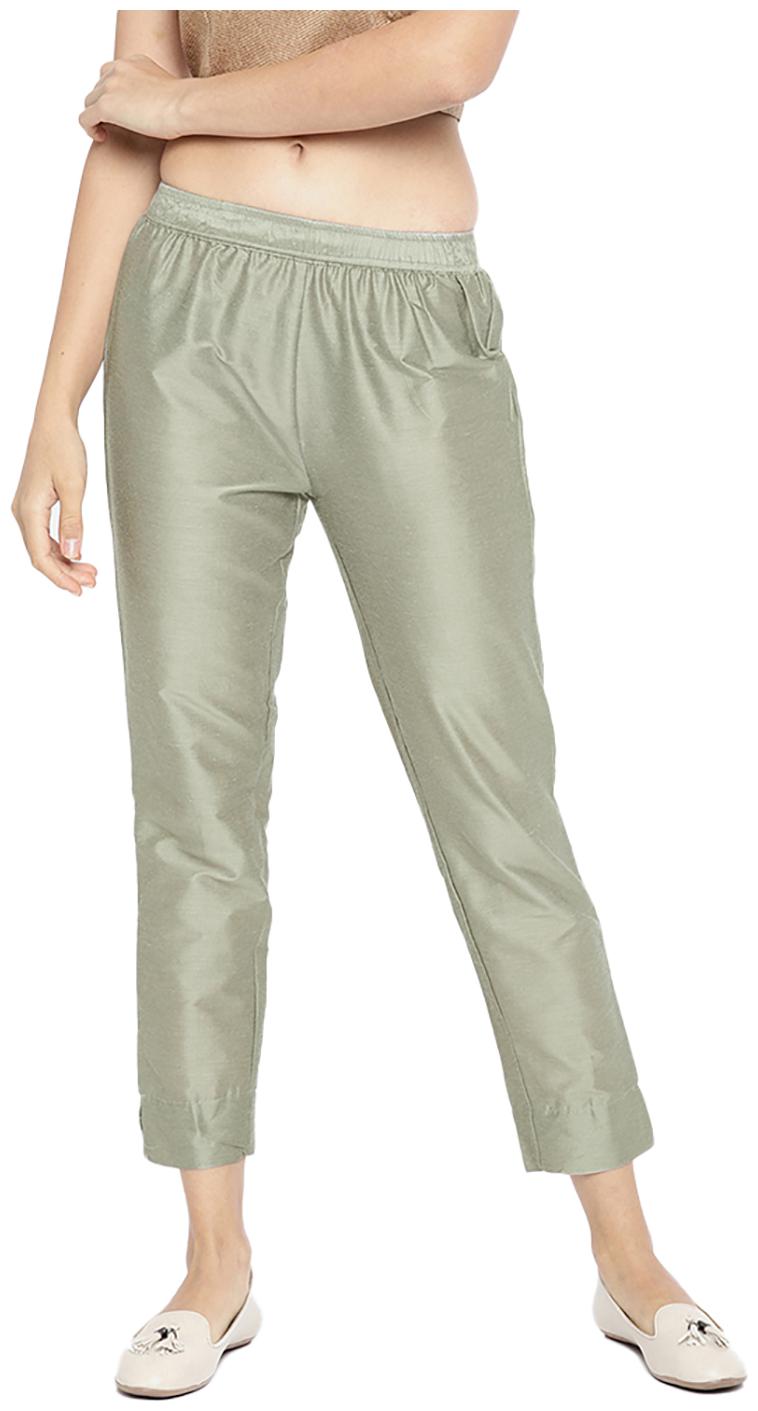 

GO COLORS Polyester Solid Silver Tights For Women