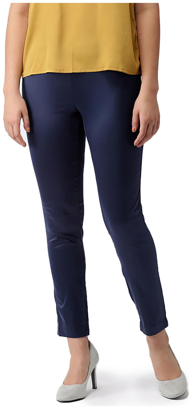 

GO COLORS Polyester Solid Blue Tights For Women