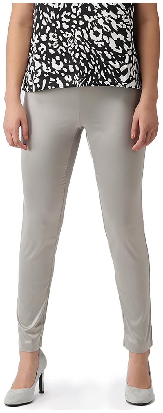 

GO COLORS Polyester Solid Silver Tights For Women
