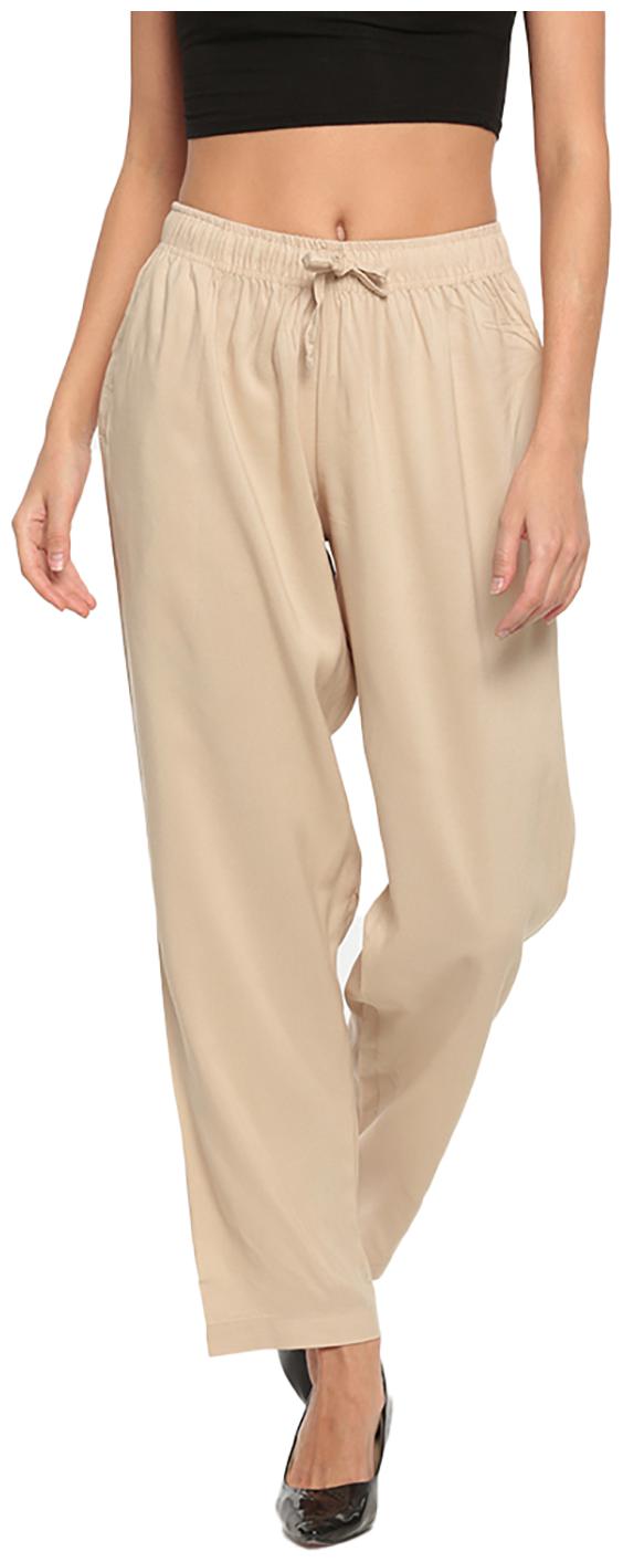 

GO COLORS Viscose Solid Beige Tights For Women