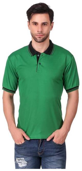 Buy Gob Men Green Regular Fit Polyester Polo Collar T Shirt Pack Of 1 Online At Low Prices In India Paytmmall Com