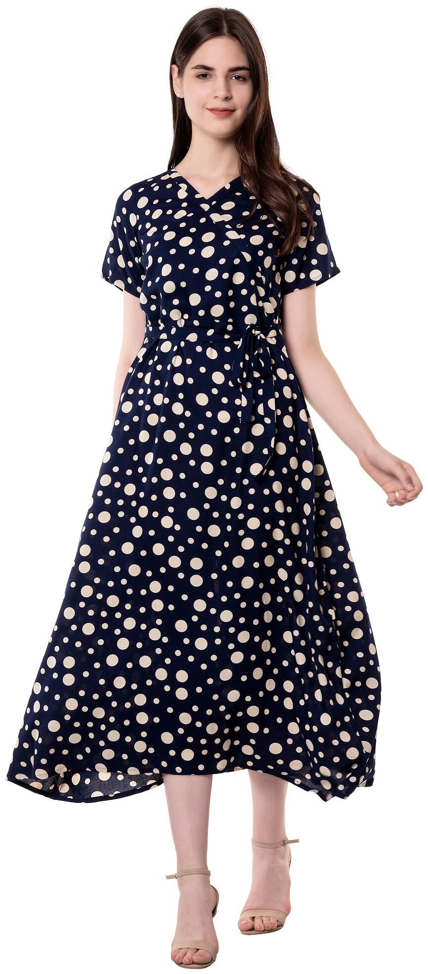 

GOD BLESS Rayon Festive Women Kurta Blue