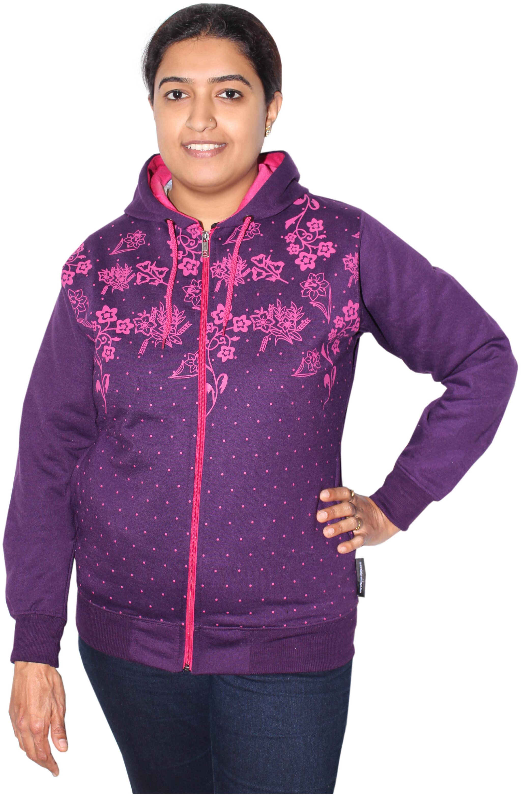 

Goodluck Women Printed Sweatshirt - Purple