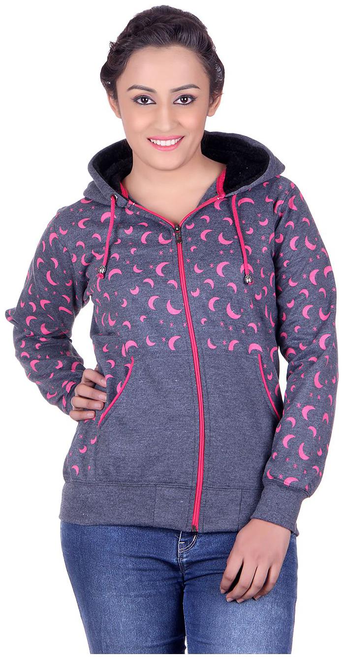 

Goodluck Fashions Women Printed Sweatshirt - Blue