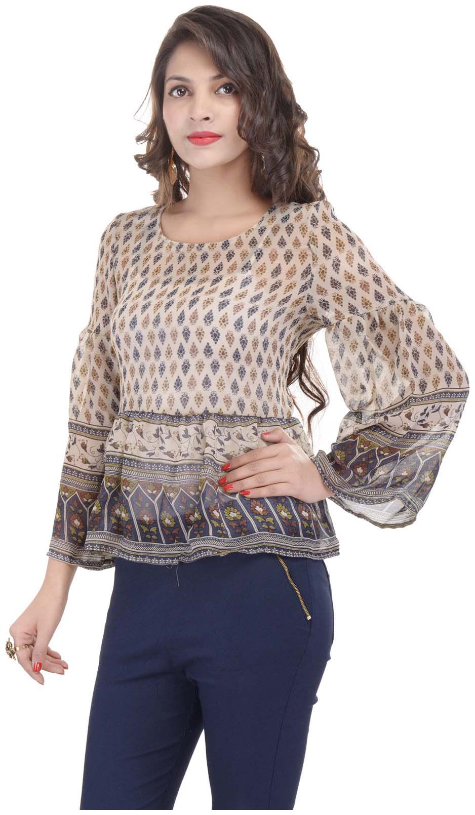 

Goodwill Women Printed Regular top - Multi