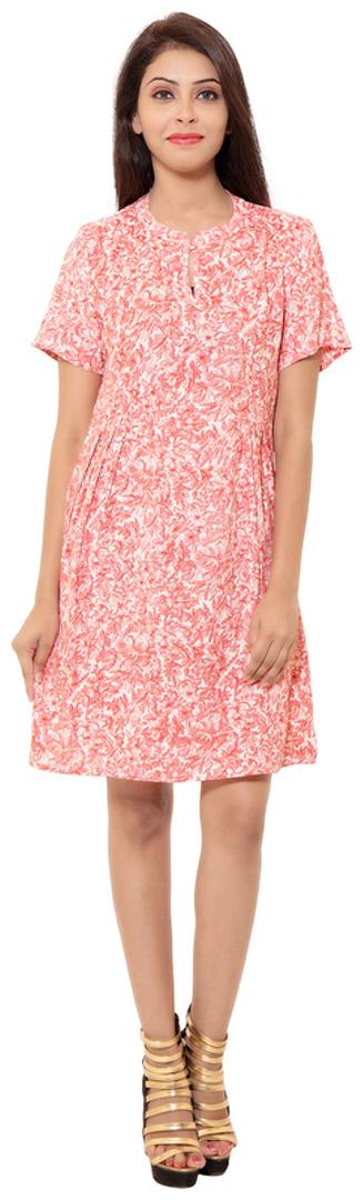

Goodwill Pink Floral Fit flare dress