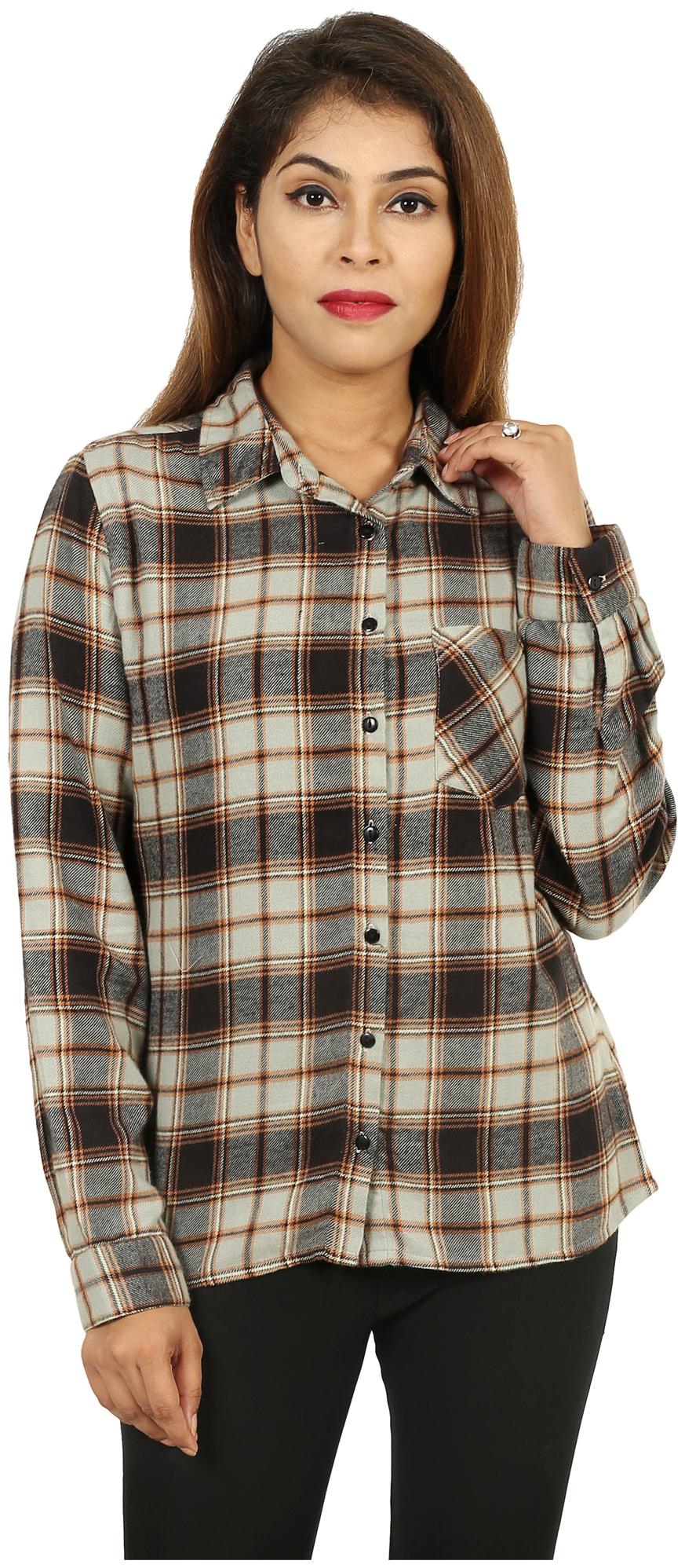 

Goodwill Women Multi Checked Regular Fit Shirt