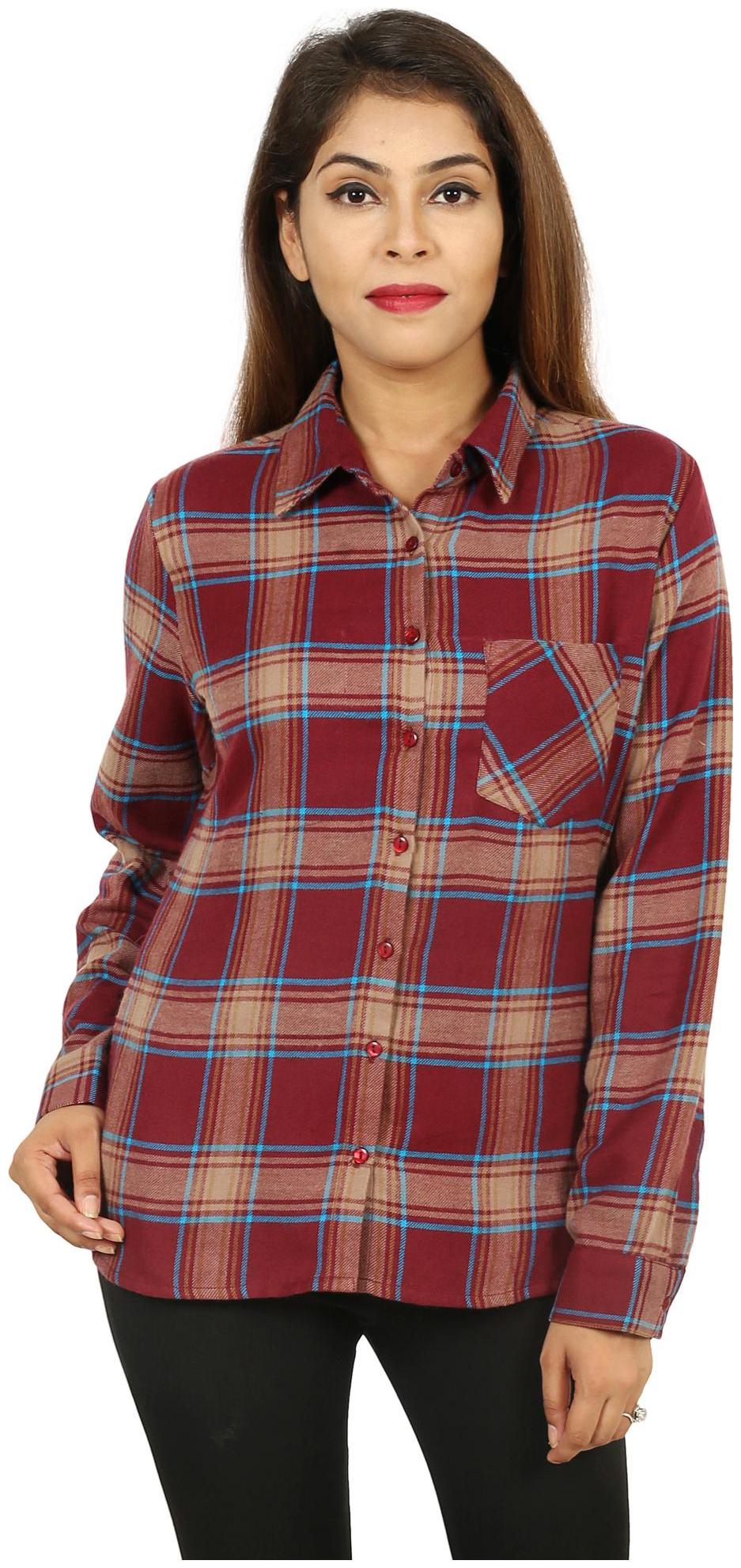 

Goodwill Women Multi Checked Regular Fit Shirt