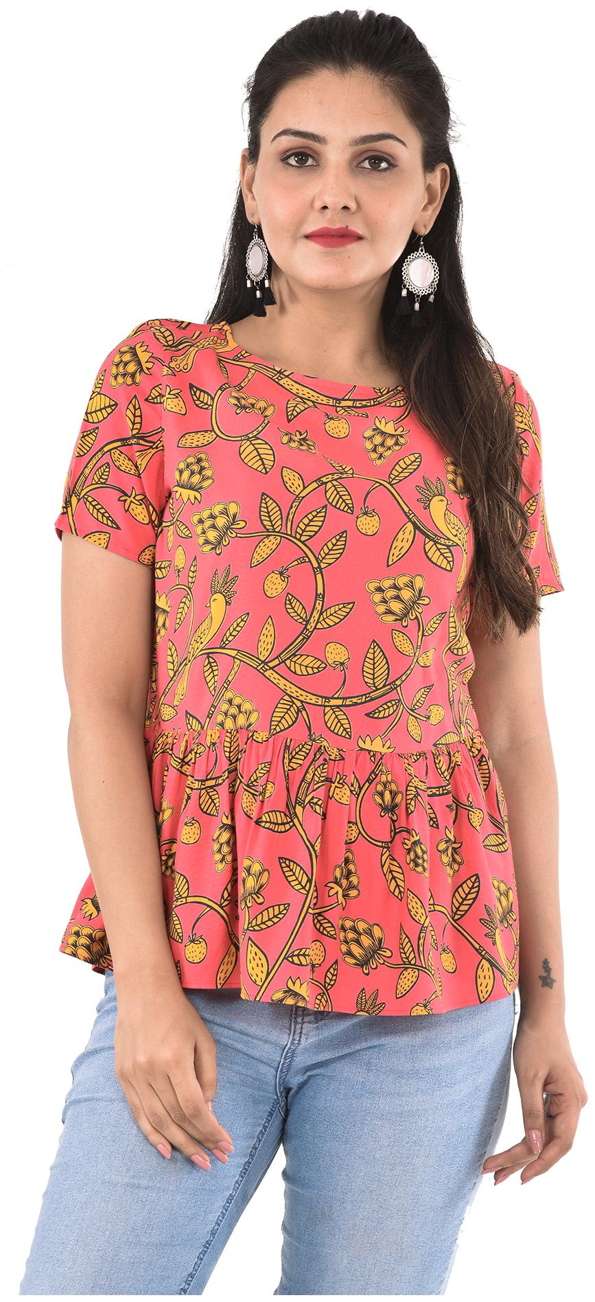 

Goodwill Women Floral Regular top - Pink