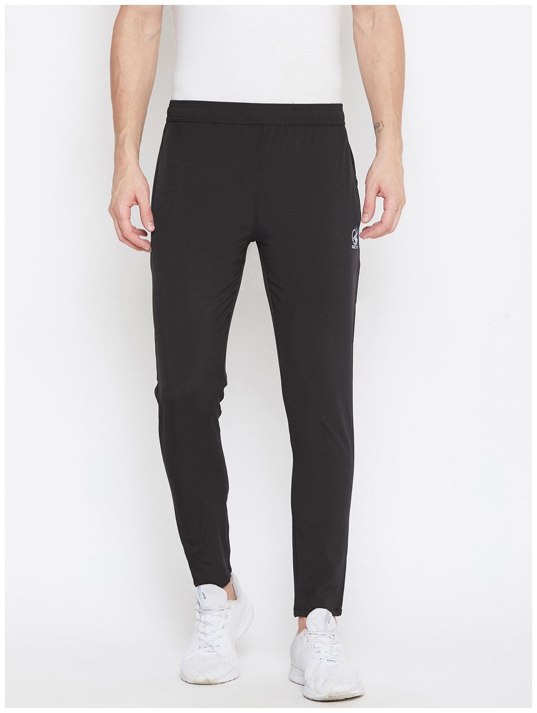 

Goto Men Black Solid Slim fit Track pants