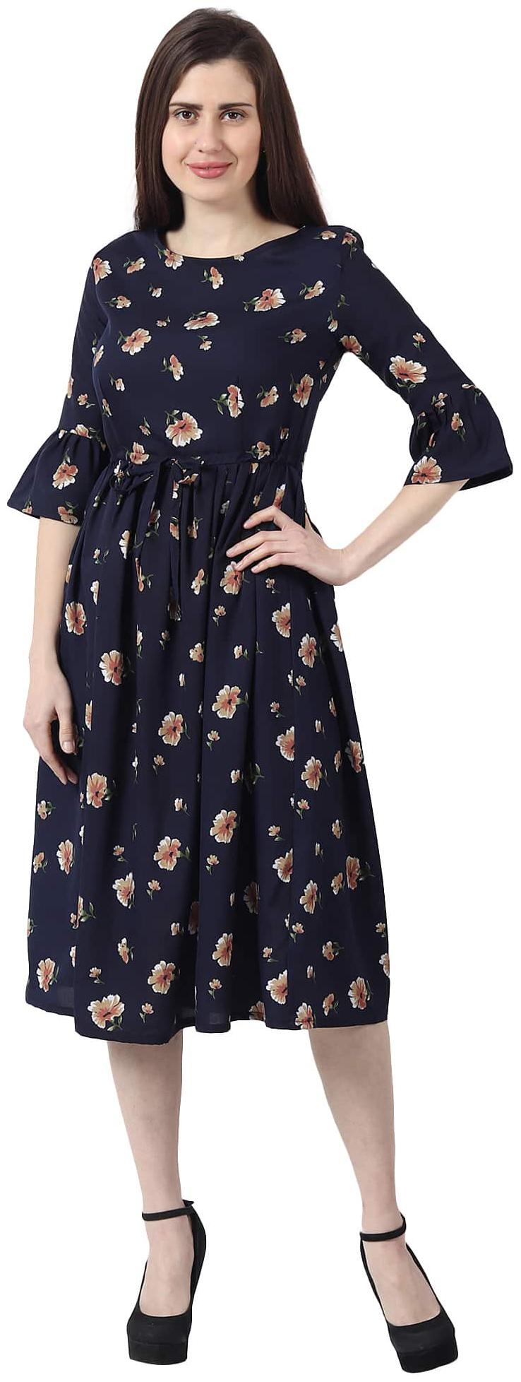 

GraceDiva Multi Floral A-line dress