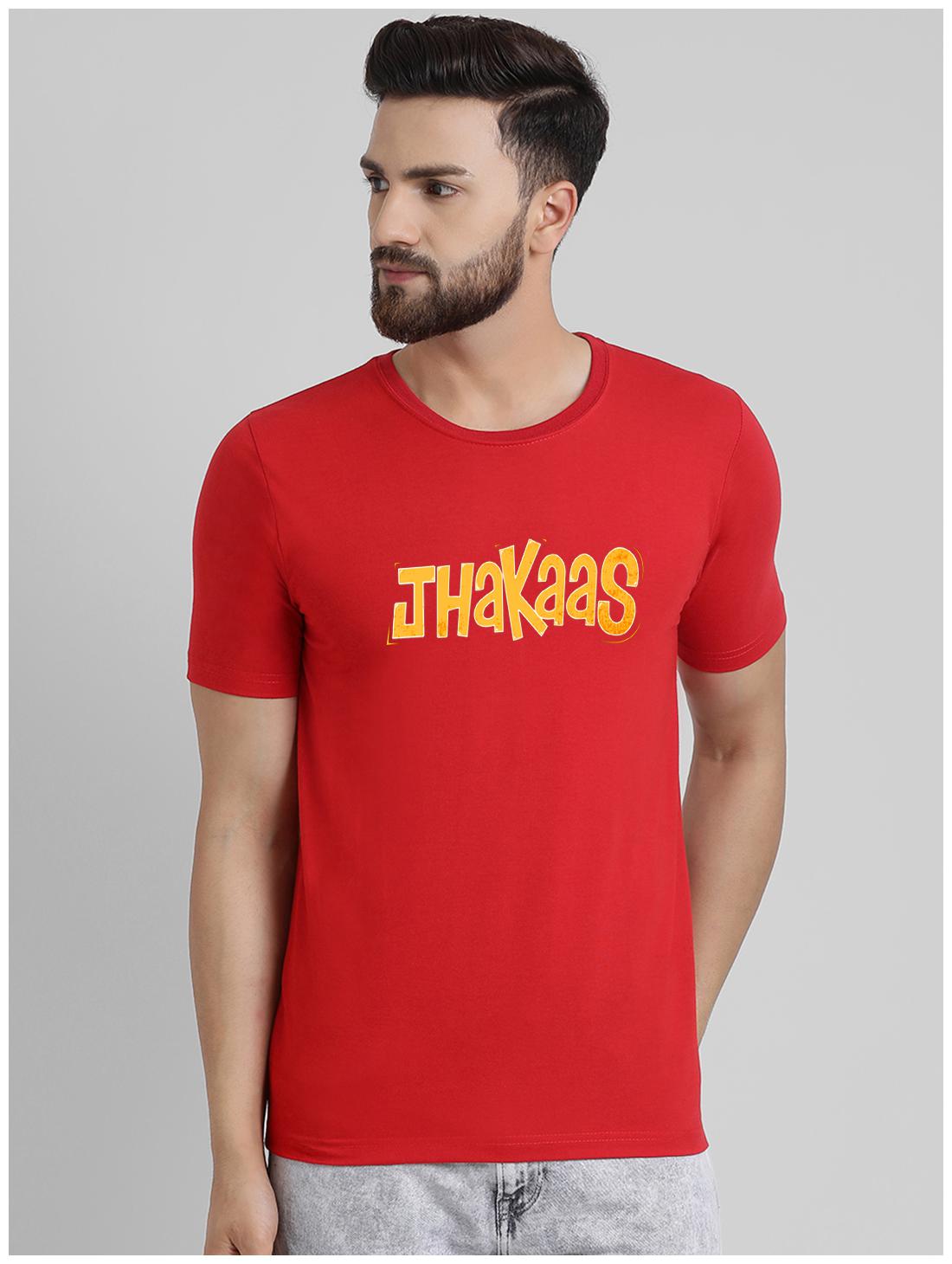 

GRACIT Men Red Regular fit Cotton Round neck T-Shirt - Pack Of 1