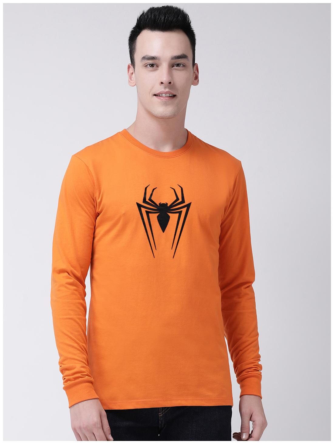 

GRACIT Men Orange Regular fit Cotton Round neck T-Shirt - Pack Of 1