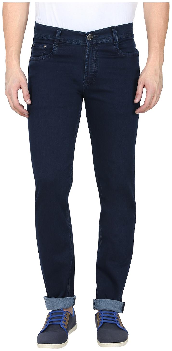 

GRADELY Men Navy Blue Regular Fit Jeans