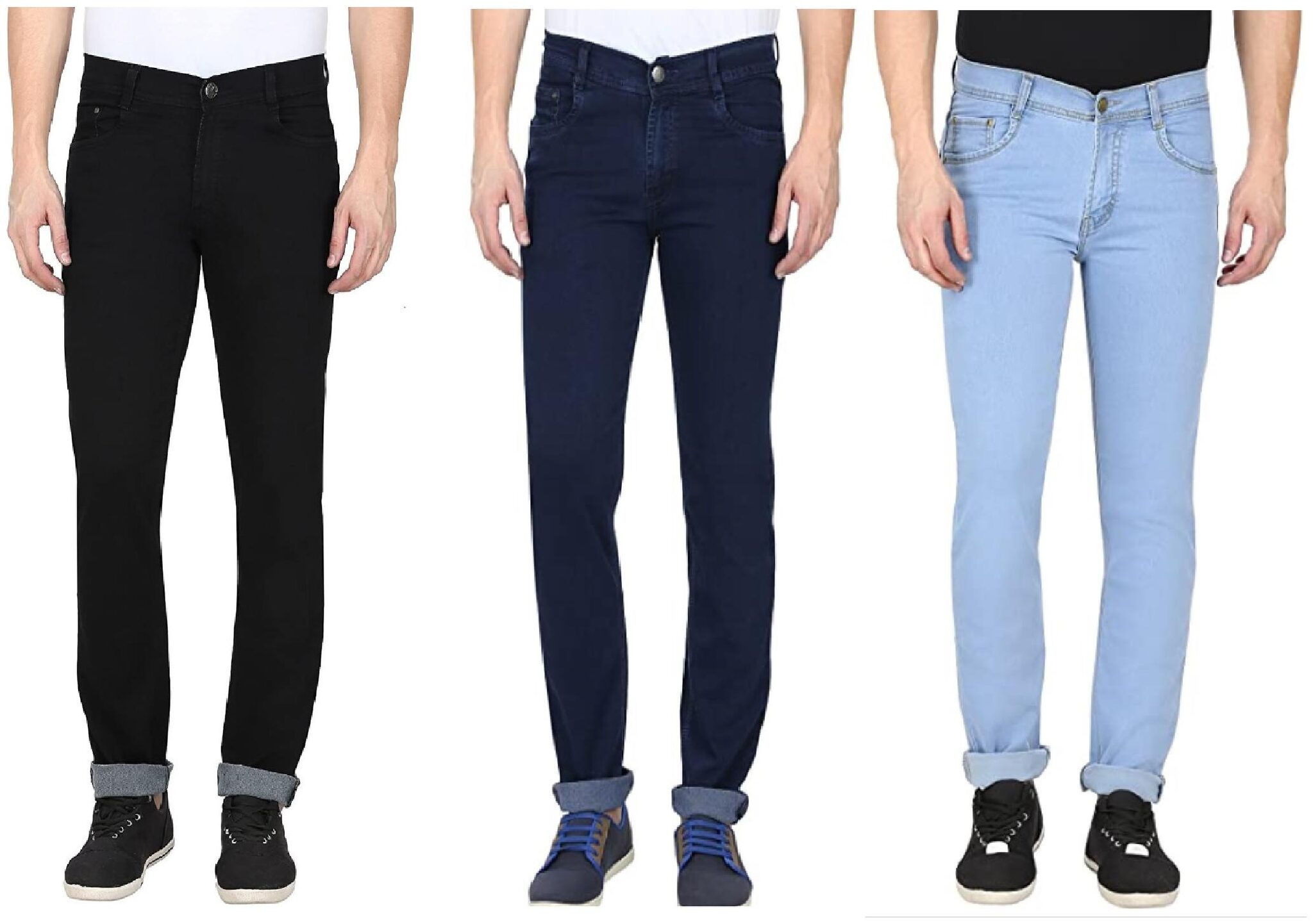 

GRADELY Men Blue Regular Fit Jeans
