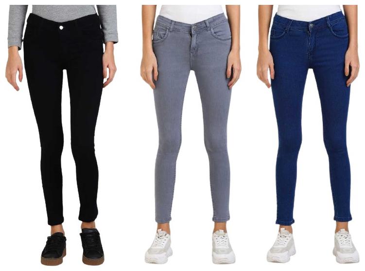 

GRADELY Women Multi Skinny fit Jeans