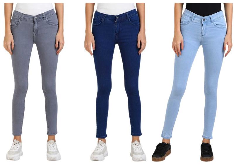 

GRADELY Women Multi Skinny fit Jeans