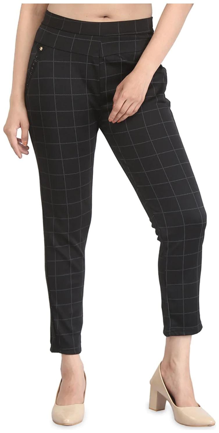 

Grand Bear Women Black Slim fit Regular pants