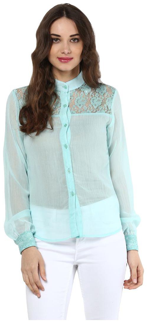 

Abiti Bella Women Solid Regular top - Blue