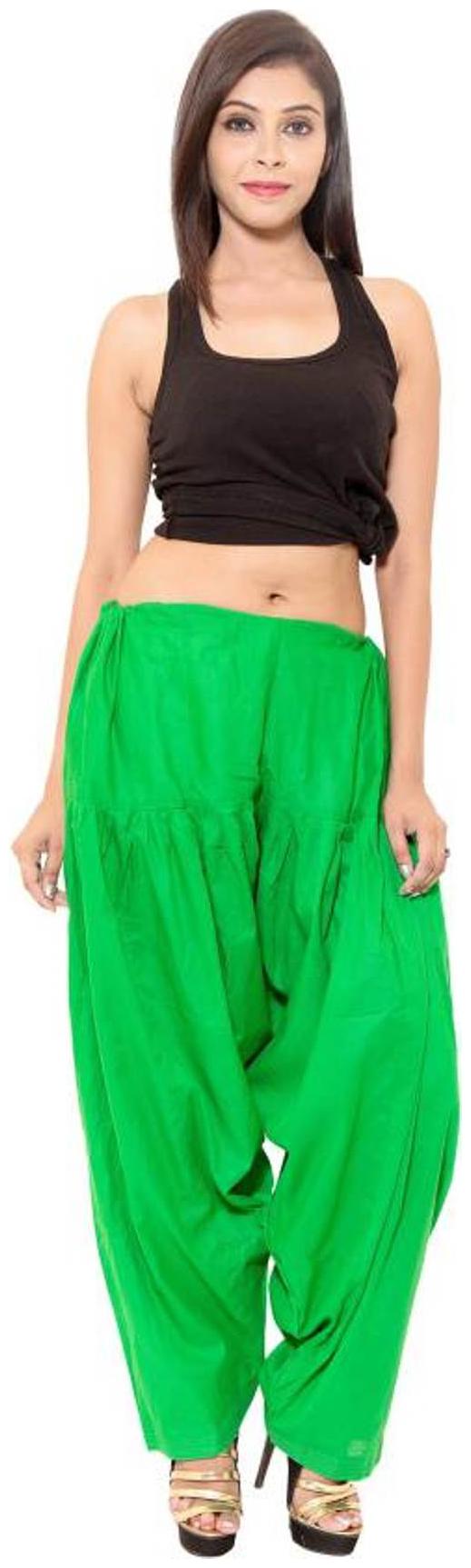

AVINZO Cotton Churidar - Green