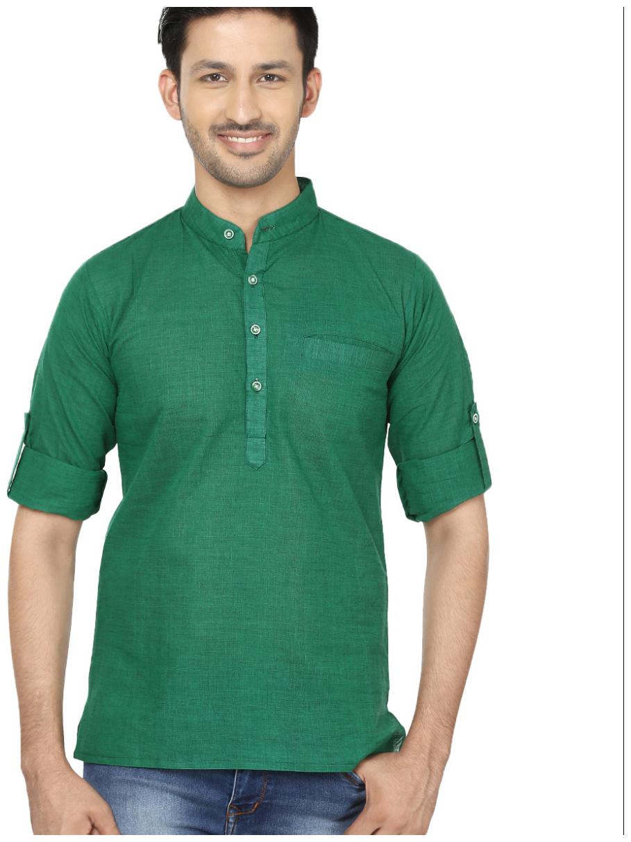 

Green Short Kurta