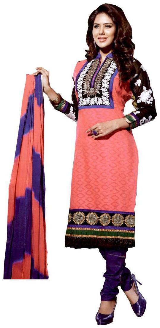 

GreenViji Multicoloured Cotton Dress Material