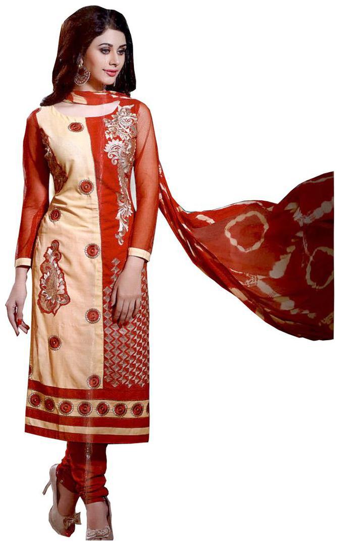 

GreenViji Multicoloured Cotton Dress Material