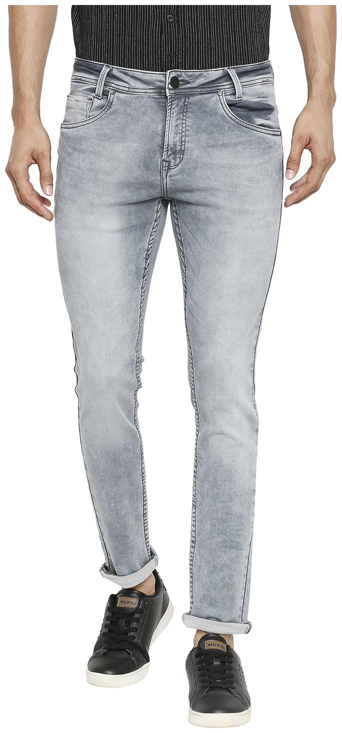 

Mufti Men Grey Skinny Fit Jeans