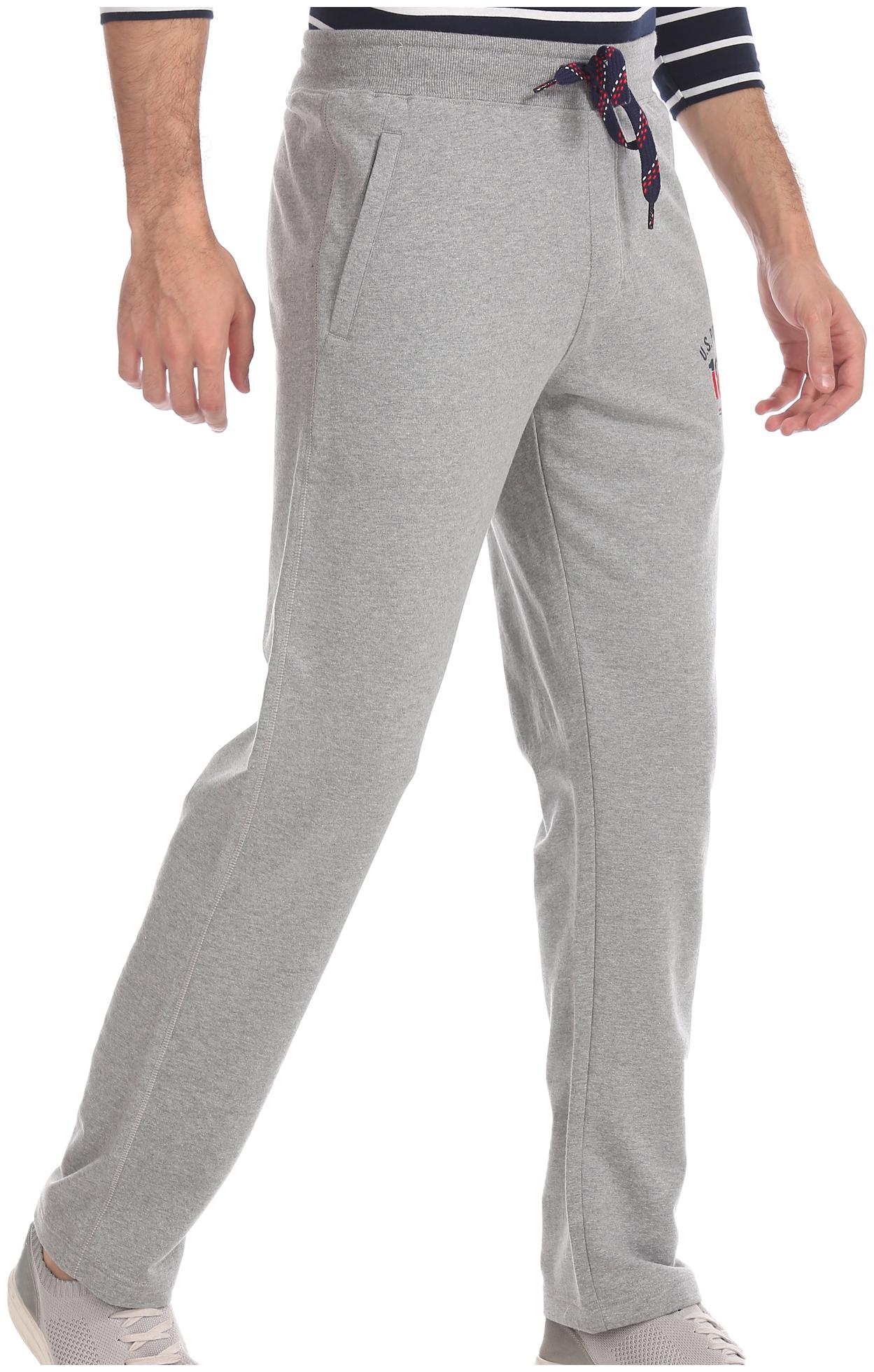 

U S Polo Assn Men Grey Solid Regular fit Track pants