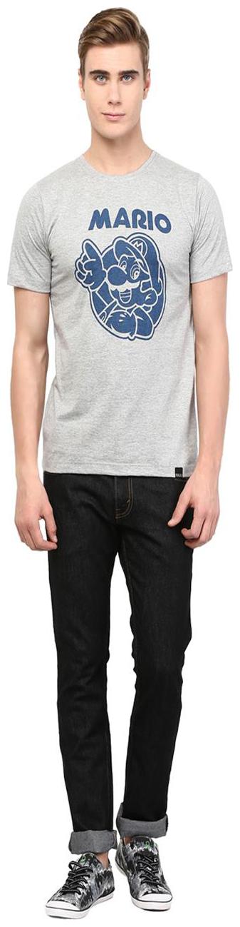 

Rigo Men Grey Regular fit Cotton Round neck T-Shirt - Pack Of 1