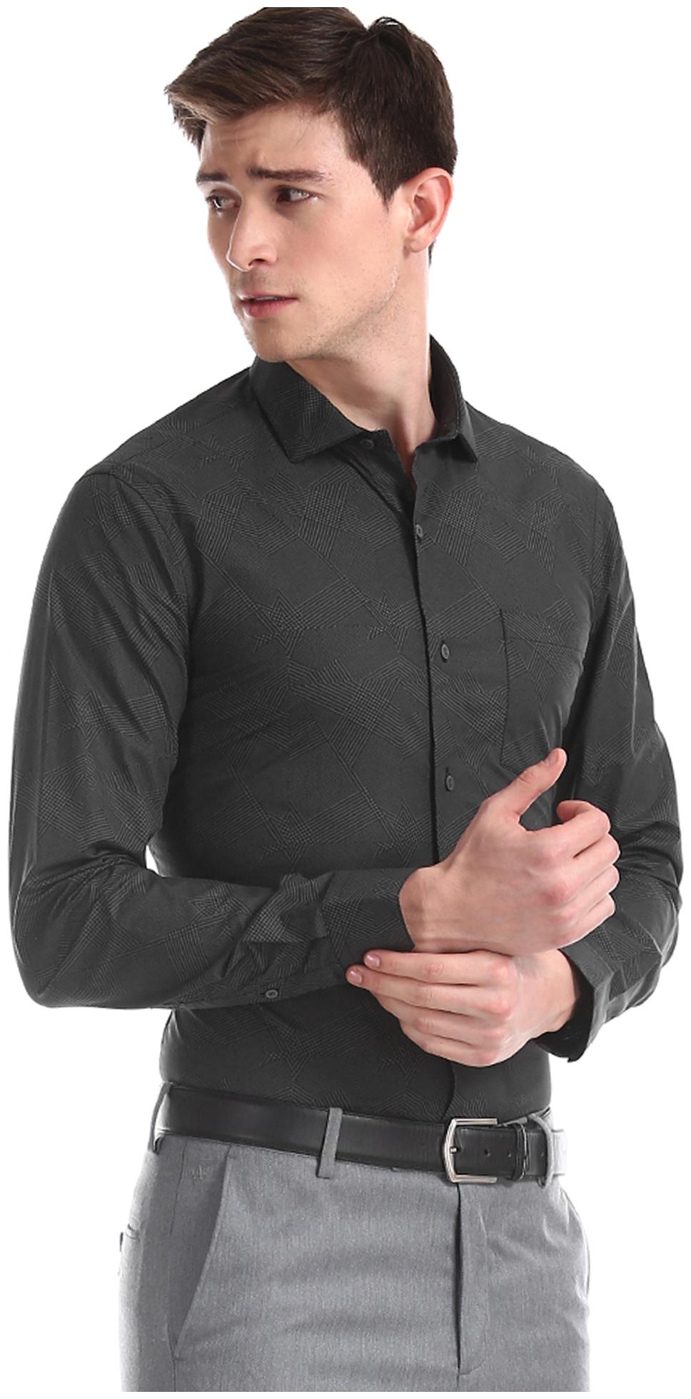 

Arrow Men Slim fit Formal Shirt - Grey