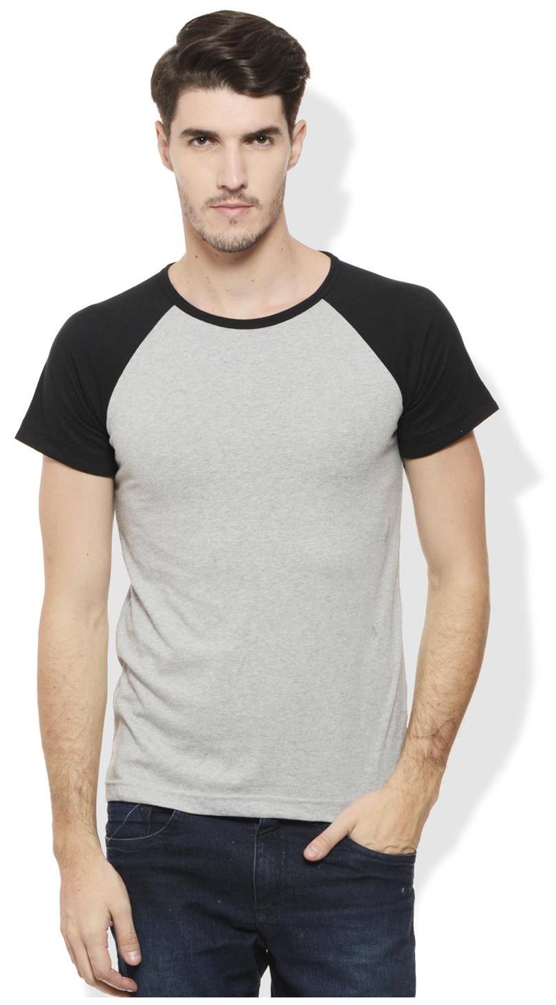 

Rigo Men Grey Slim fit Cotton Round neck T-Shirt - Pack Of 1