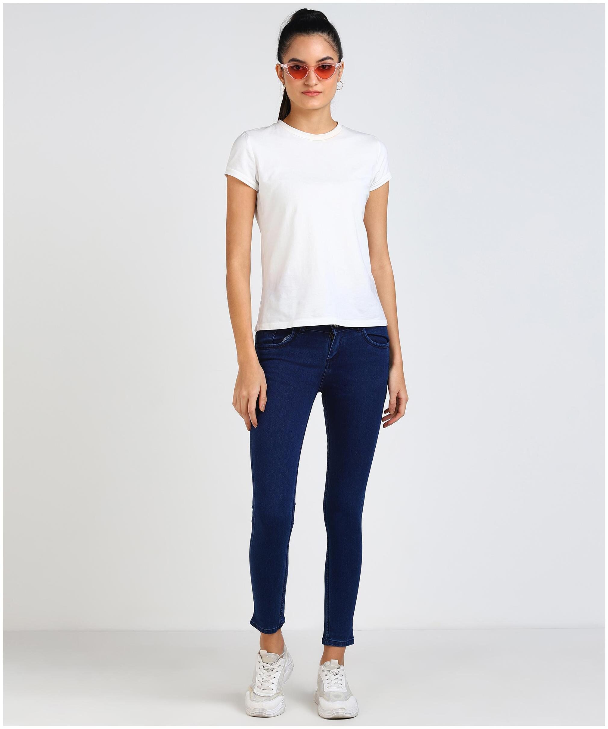 

GS ANGEL Women Blue Slim fit Jeans