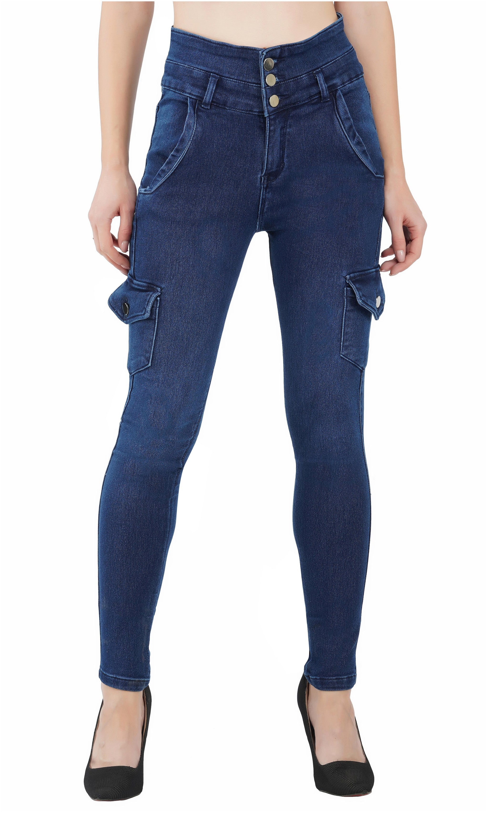 

GS ANGEL Women Blue Slim fit Jeans