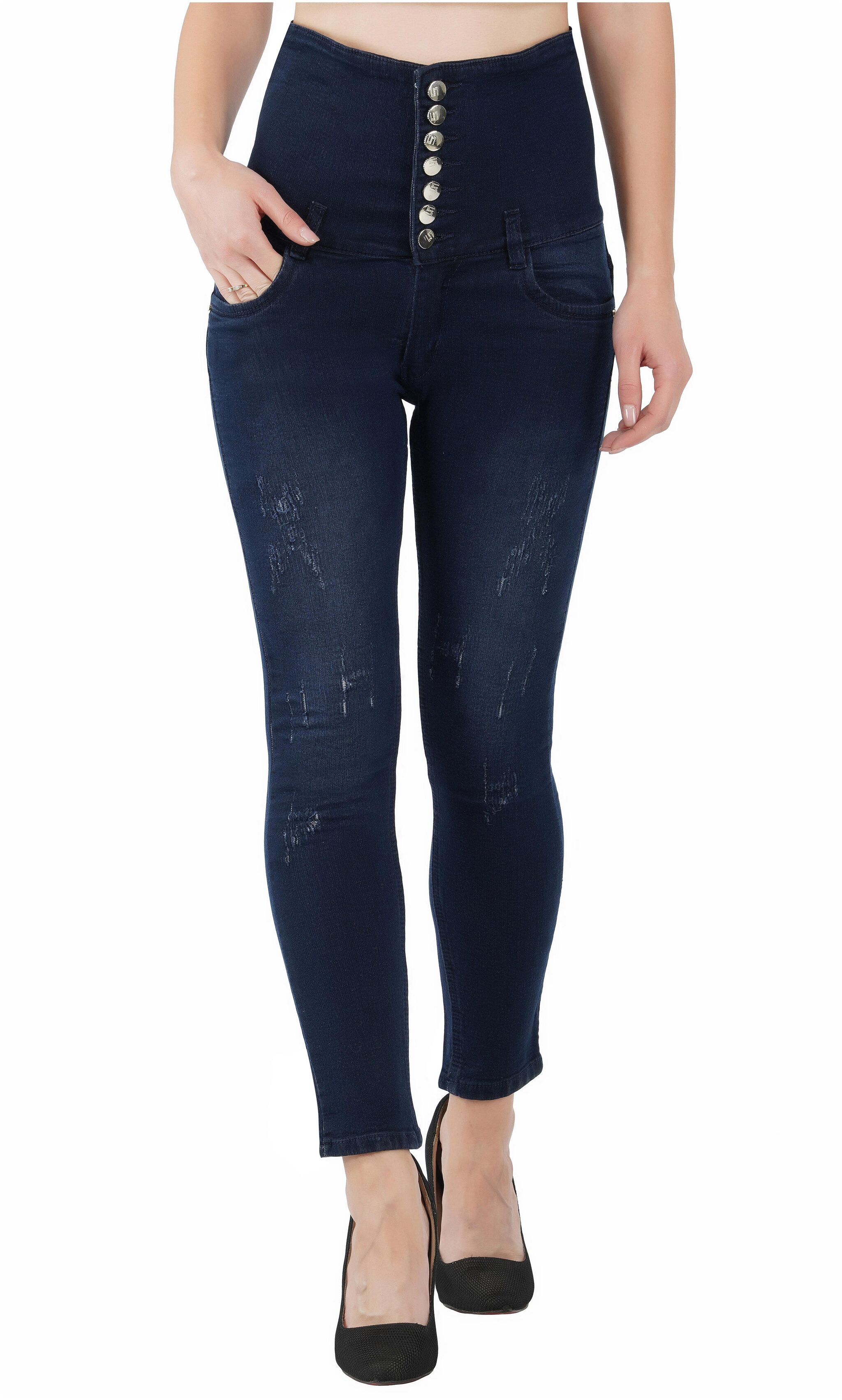 

GS ANGEL Women Blue Slim fit Jeans