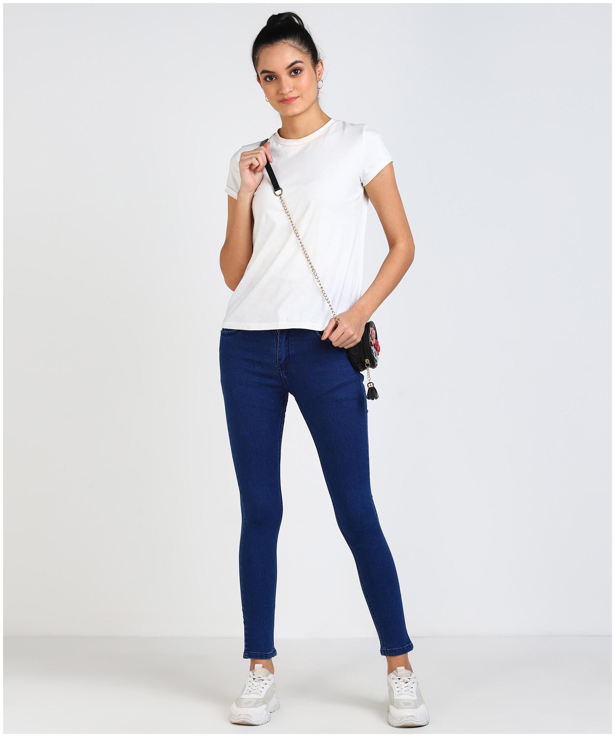 

GS ANGEL Women Blue Slim fit Jeans