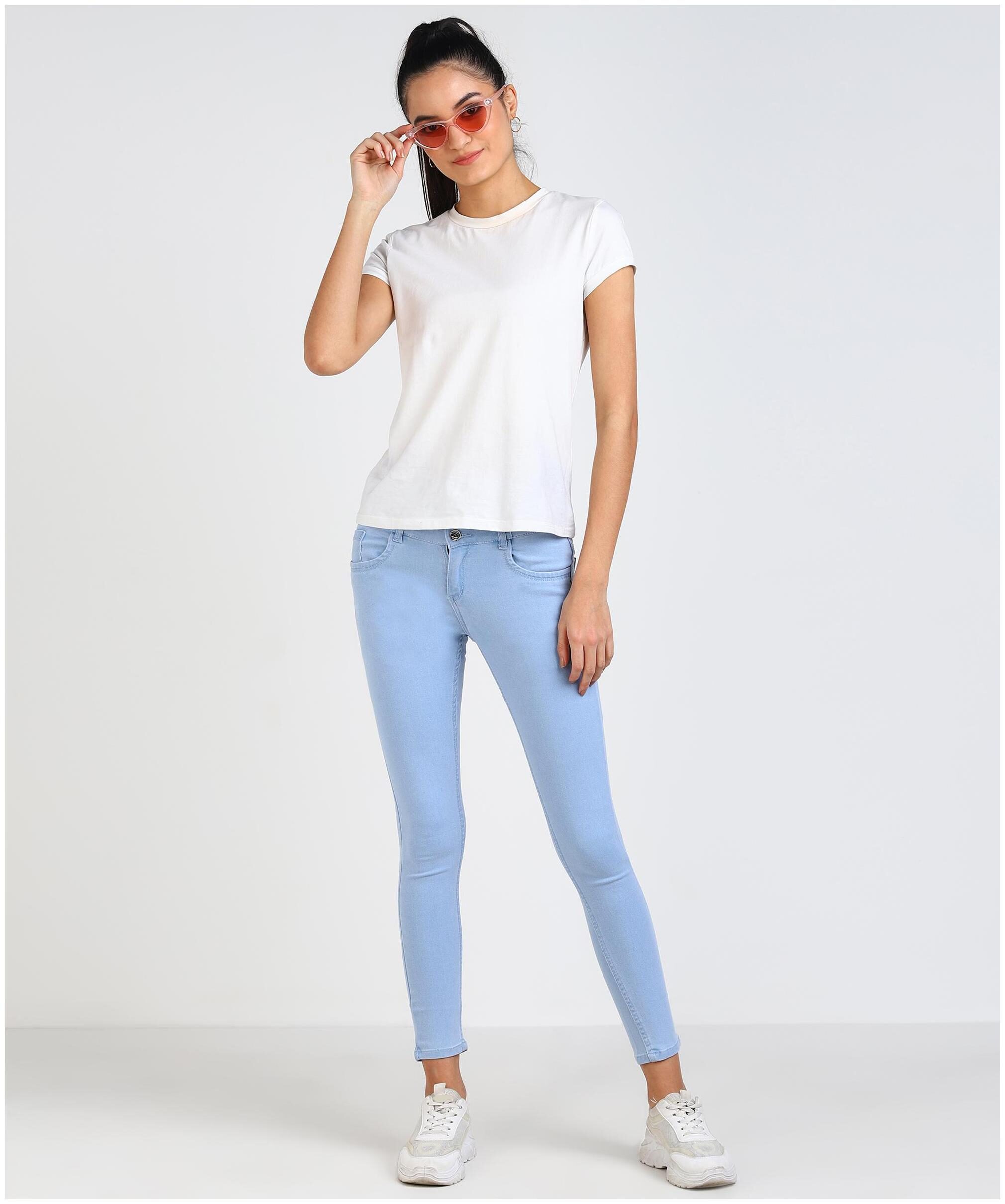 

GS ANGEL Women Blue Slim fit Jeans