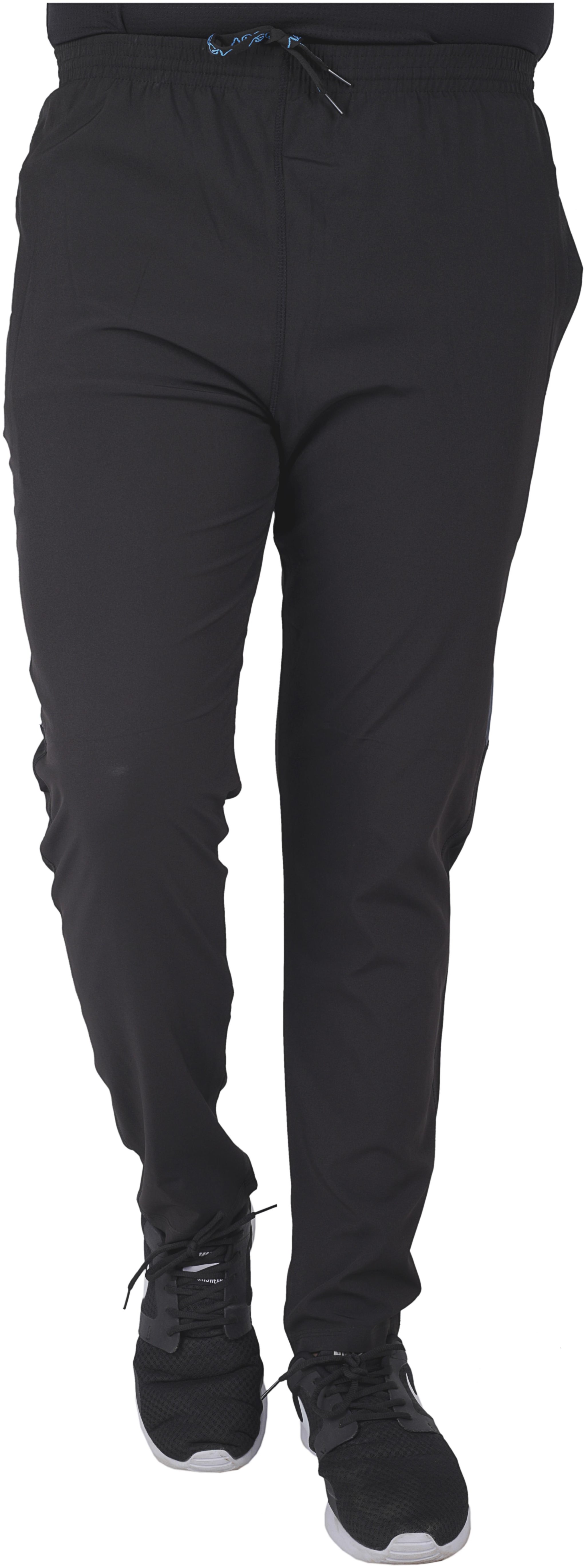 

GYMZO Men Black Solid Regular fit Track pants