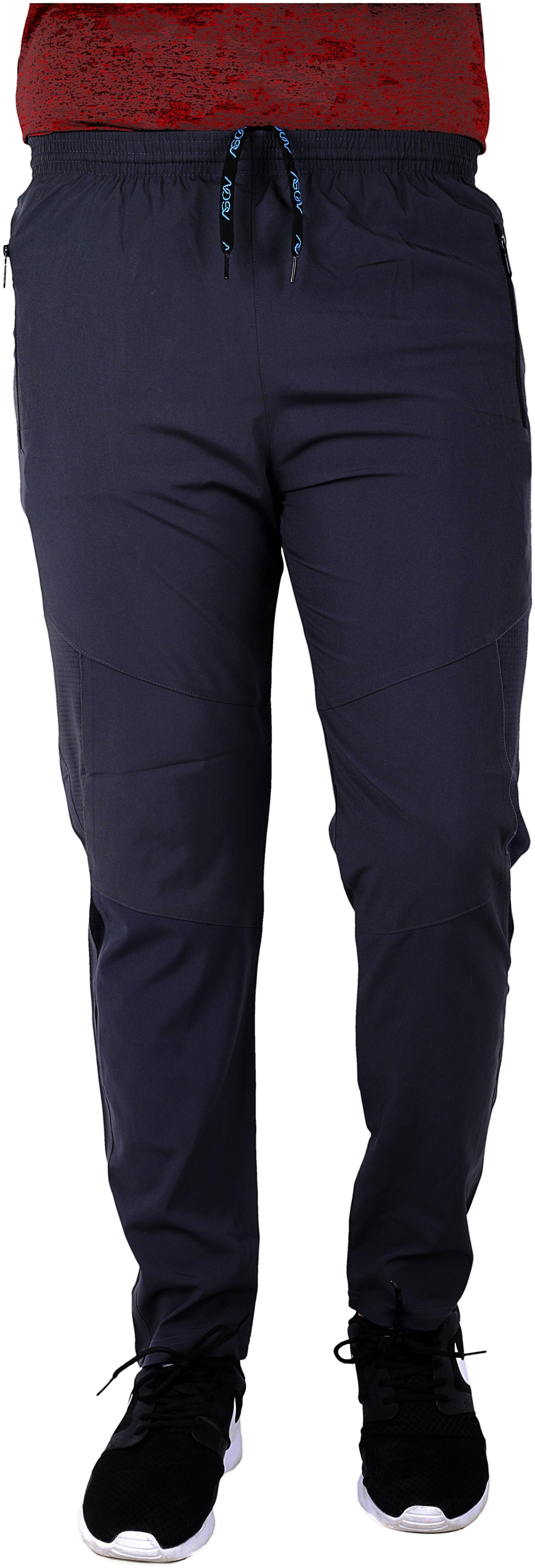 

GYMZO Men Blue Solid Regular fit Track pants