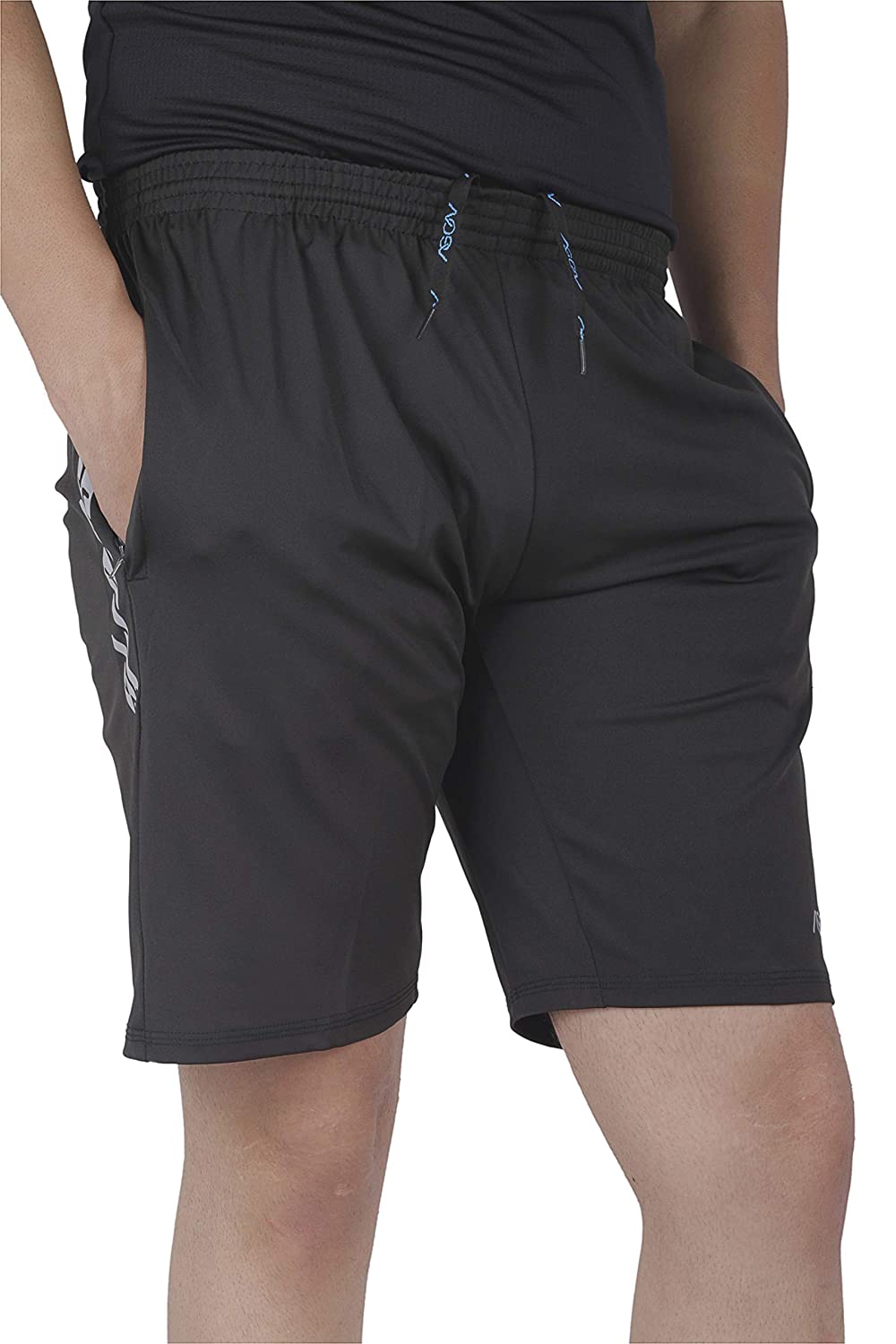 

GYMZO Polyester Solid Black Color Shorts For Men