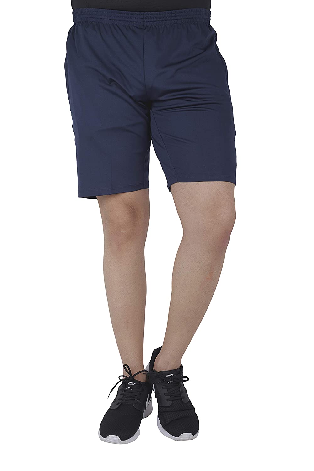 

GYMZO Polyester Solid Navy Blue Color Shorts For Men