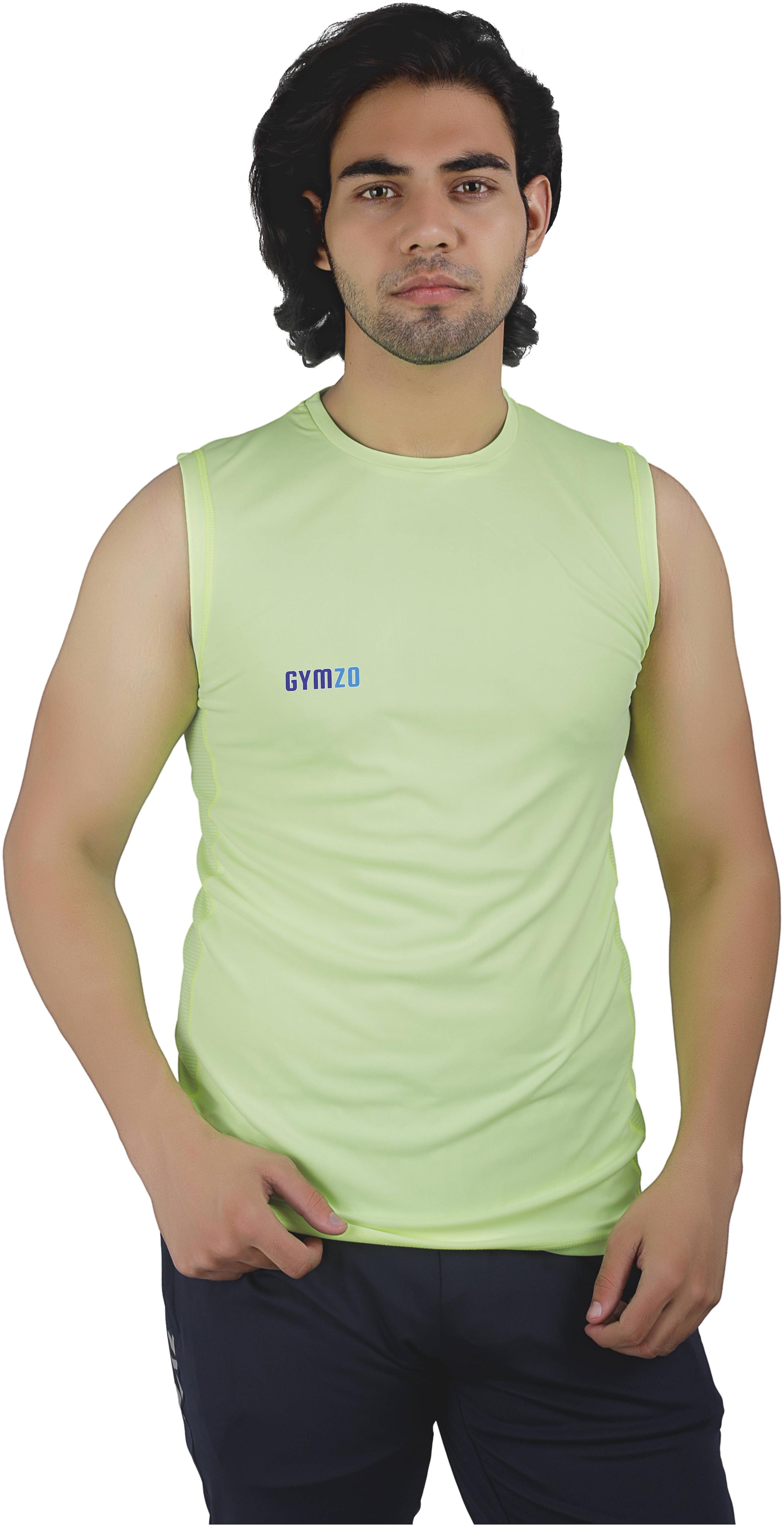 

GYMZO Men Green Regular fit Polyester Round neck T-Shirt - Pack Of 1
