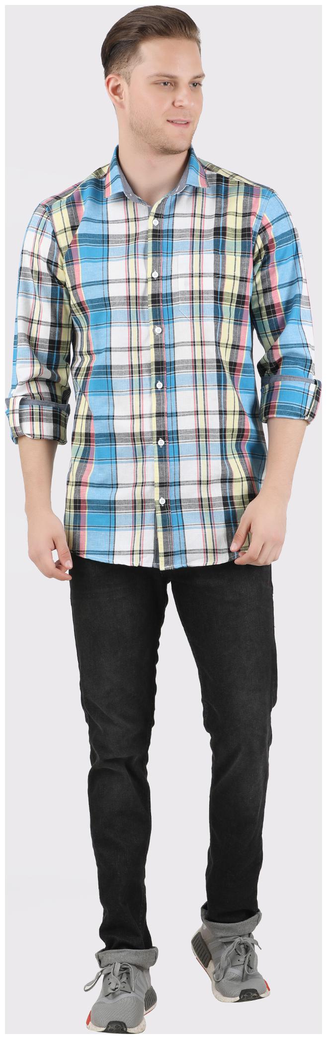 

HANDGRIP Men Multi Checked Regular Fit Casual Shirt