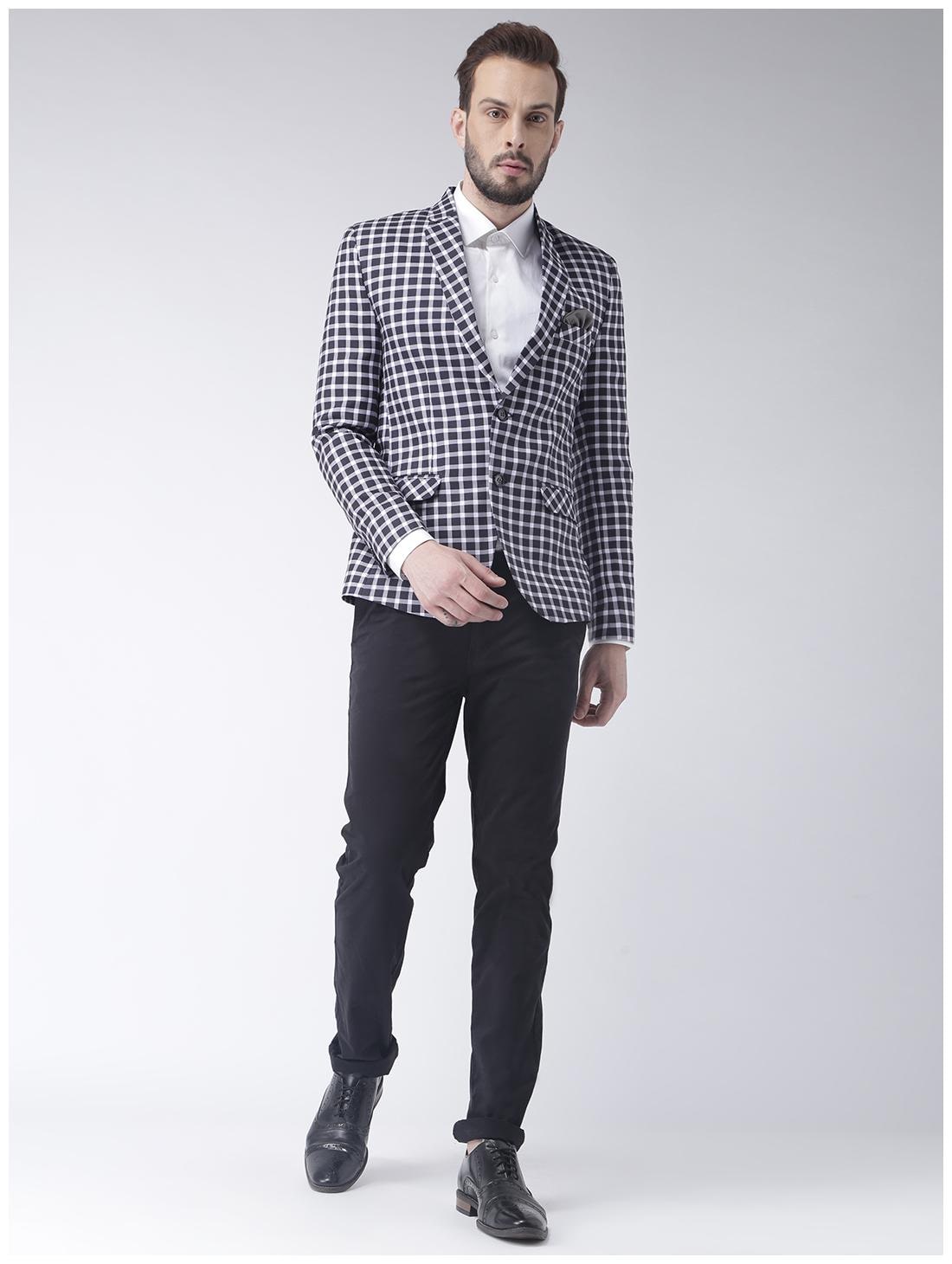 

hangup checkered mens blazer size 38