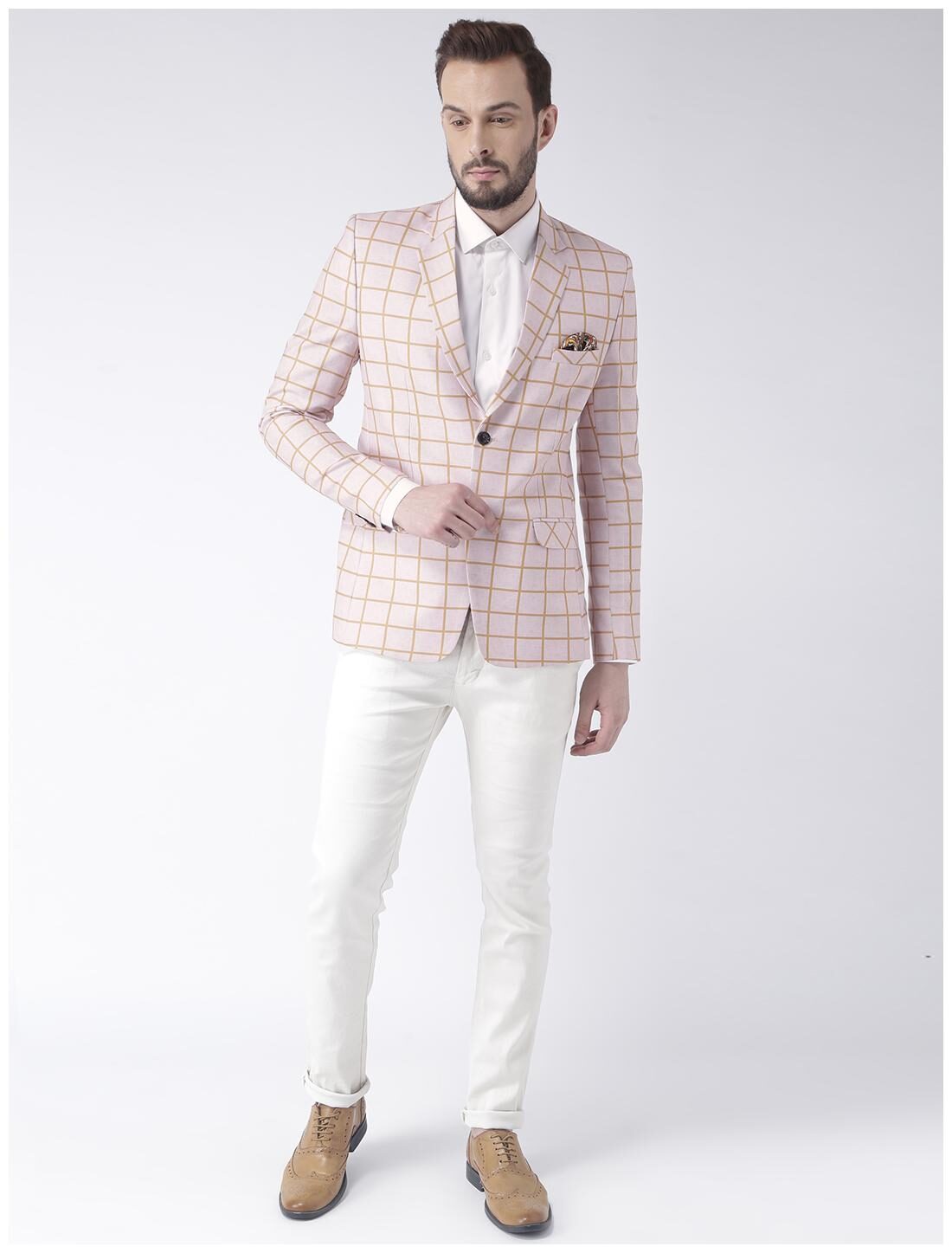 

hangup checkered mens blazer size 42